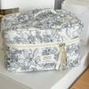 Pink Beige Bear Pattern Women Cosmetic Bag Cute Zipper Makeup Travel Organizer Female Handbag Toiletry Pouch for Girls