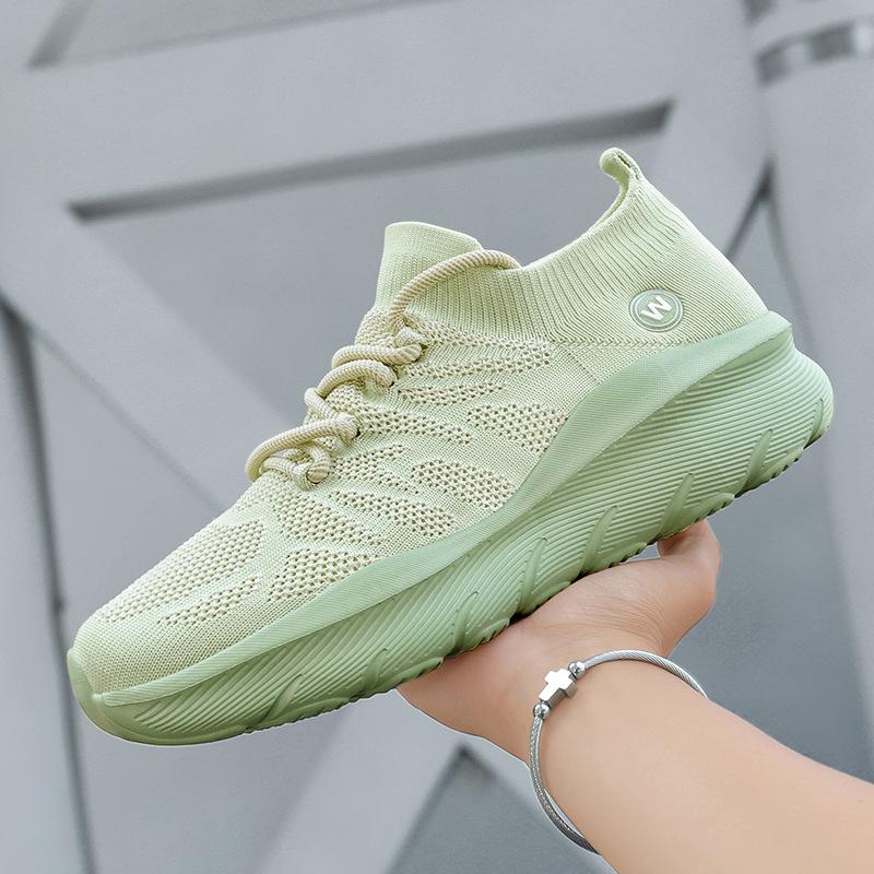 

Новые легкие мужские спортивные кроссовки с толстой подошвой, амортизирующие, для фитнеса, бега, ходьбы, сетчатые 44 зелёный