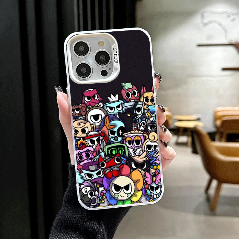D-Dandys W-World Game Soft Phone Case for iPhone 15 16 17 Pro Max 17Air 16E 14 Plus 13 12 Mini Shockproof Cover Back Shell