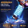 95000Pa kabelloser Auto-Staubsauger mit starker Saugkraft, tragbarer Auto-Staubsauger für Zuhause und Auto, Mini-Staubsauger mit doppeltem Verwendungszweck, Haushaltsgerät
