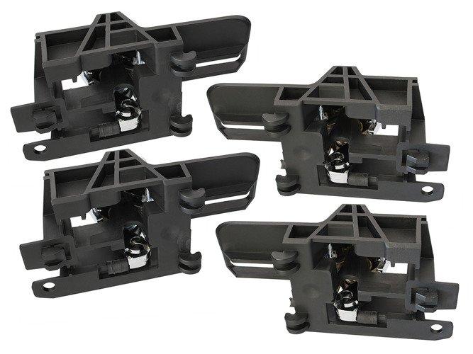 Nissan Qashqai 2007- interior door handles CHROME 4 pcs. set