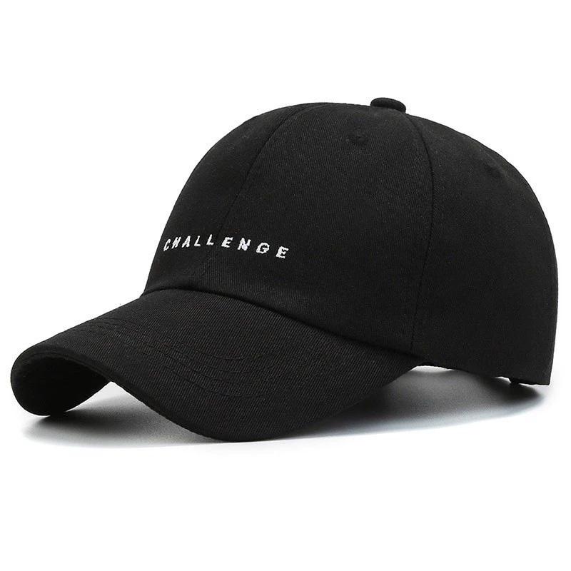 1PC Women Men for Boys Girls Snapback Caps Embroidered Baseball Cap Casual Letter CHALLENGE Solid Visor Trucker Hat