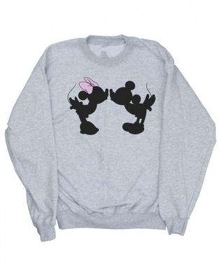 Boys Mickey Minnie Kiss Silhouette Sweatshirt