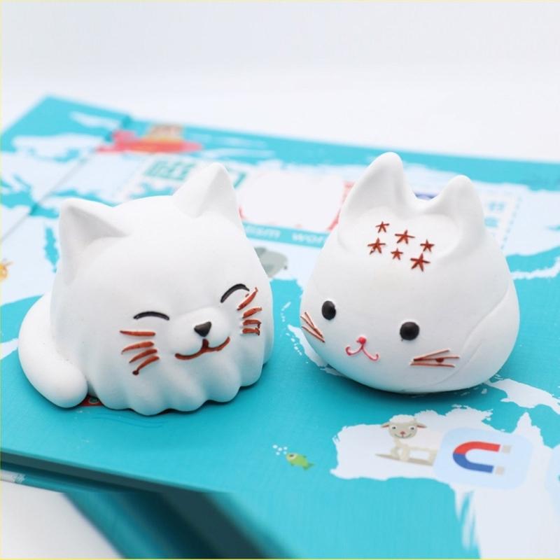 Cute Kitty Shaped Silicone Molds Practical Cats Shaped Homemade Ornament Mold for Fun Art and Craft Activities