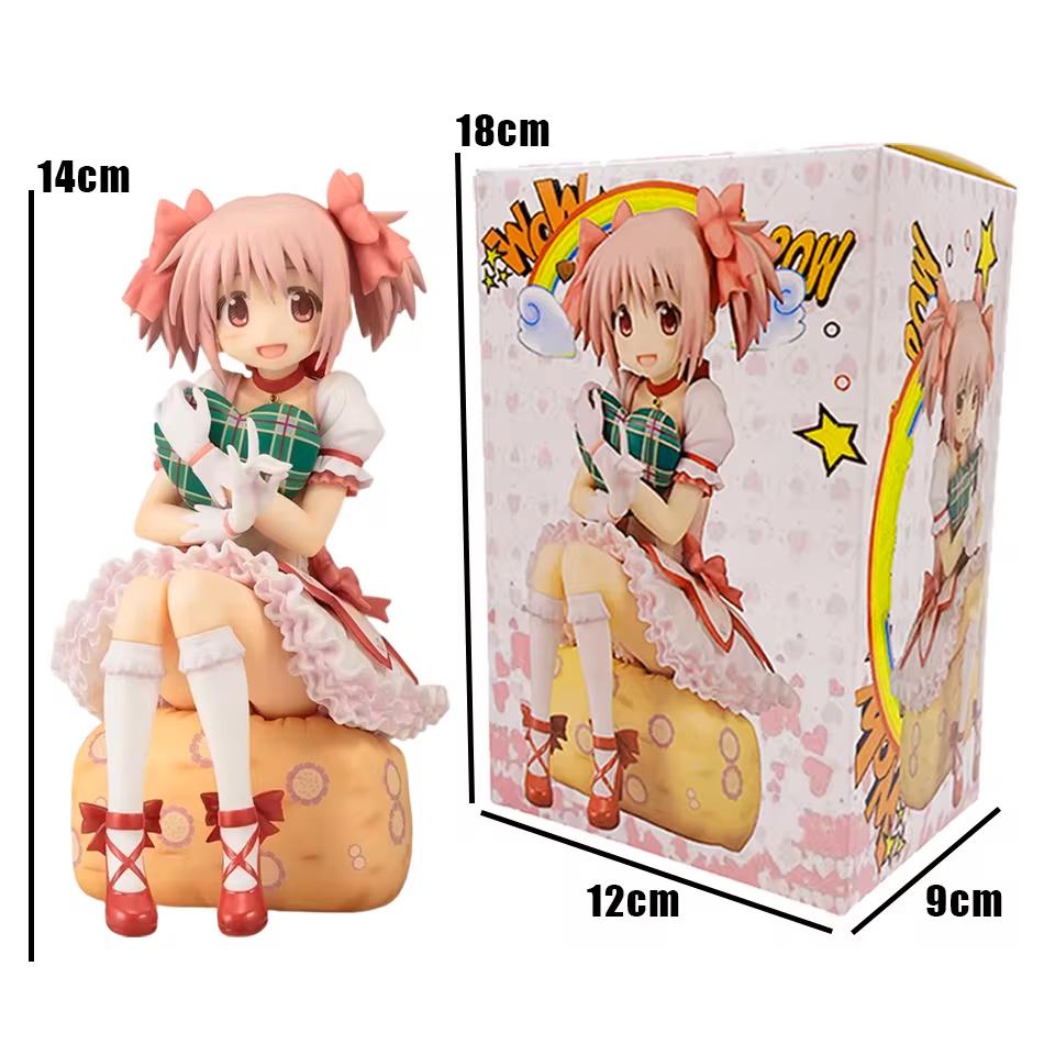 14cm Puella Magi Madoka Magica Aniem Figure Madoka Action Figure Magic Girl Model Decor Statue Doll Toys Christmas New Year Gift