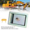 Excavator Accessories Excavator Hydraulic Pump Lock Side Door Aluminum Alloy with 2 Keys for KATO HD 200 Hydraulic Pump Lock