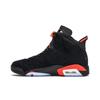 Air Jordan 6 Retro 'Infrared' 2019 (Unisex) Black / Infrared 23-Black Vintage Basketball Shoes 384664 060
