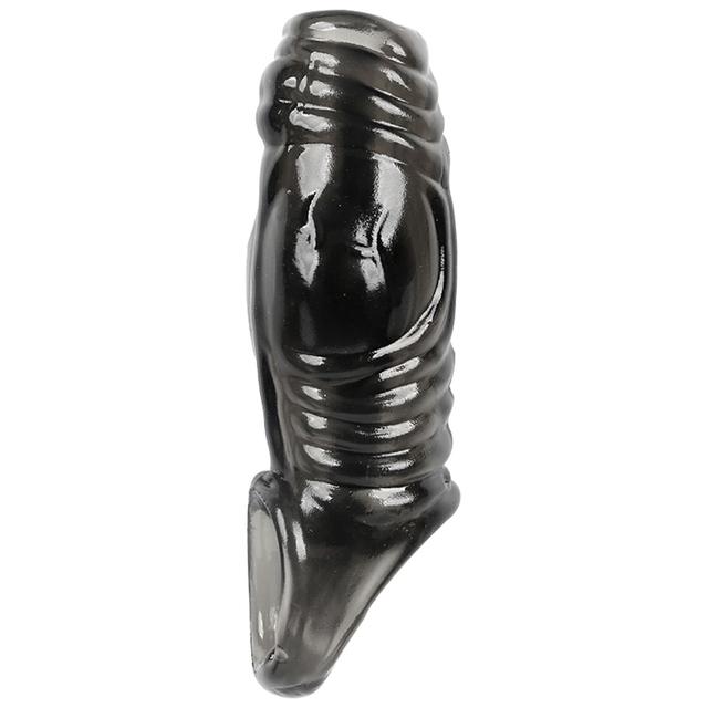 Penis Sleeve Enlargement Extender Male Condom Delay Ejaculation Cock Ring Trainer Enlarger Sex Toys for Men Dick Enlargemen