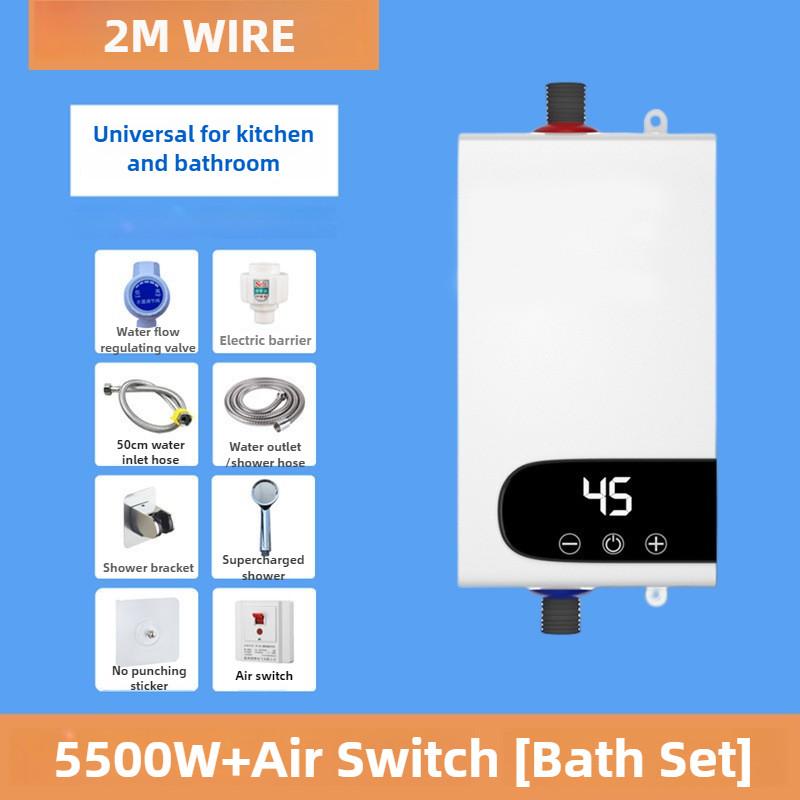 Household Quick Instant Hot Water Heater Mini Variable Frequency Constant Temperature Kitchen Electric Water Heater