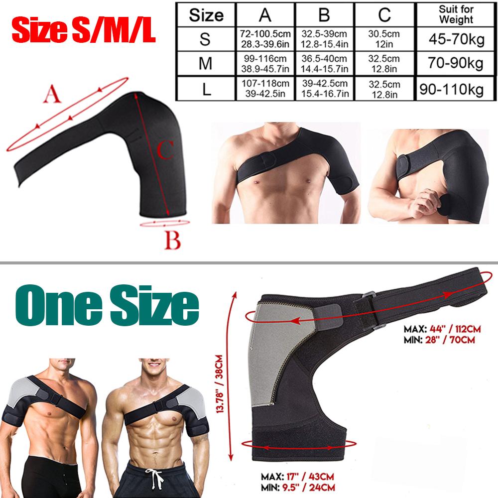 Tcare Adjustable Shoulder Brace Men Women, Shoulder Stability Support Brace For Torn Rotator Cuff Support Tendonitis Dislocation