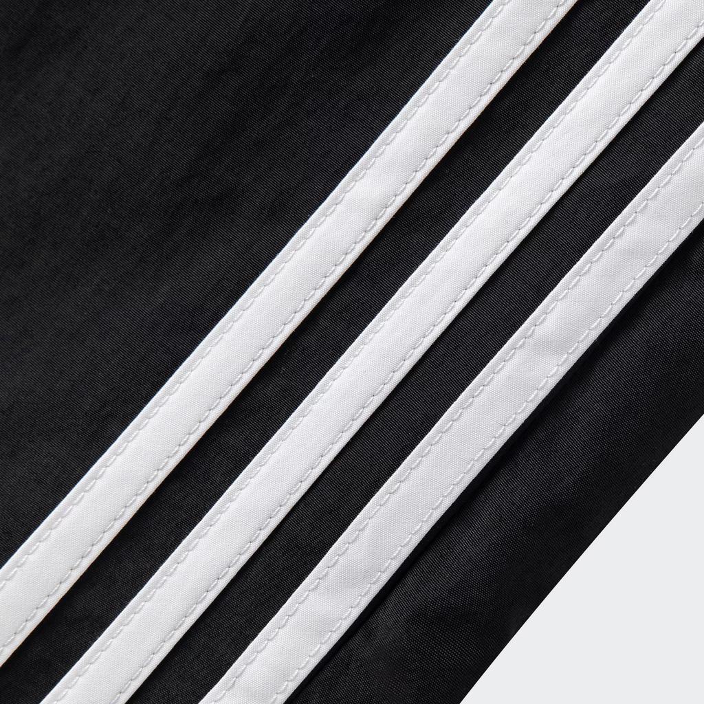 Adidas Originals Firebird Woven Stand Collar Retro Fashion Loose Versatile Logo Jacket Men Jacket Black KB2466