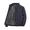 Plus Size Men's Winter Cotton Jacket Business Casual Stand Collar Warm and Bulky Men's Jacket