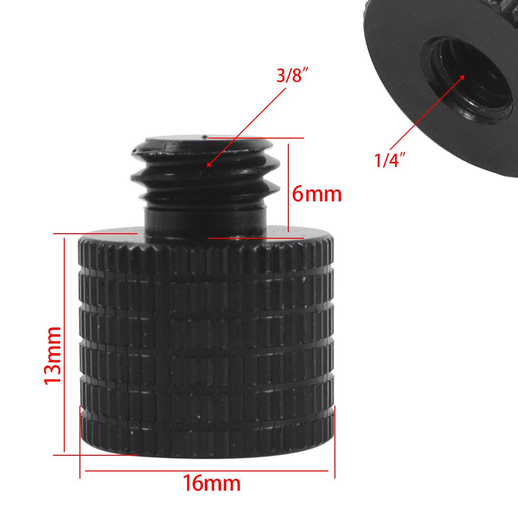 

1/4 to 3/8 M4 M5 M6 M8 M10 Thread Conversion Screw Adapter For Camera Tripod Ballhead Projector Bracket DSLR Camera Accessories