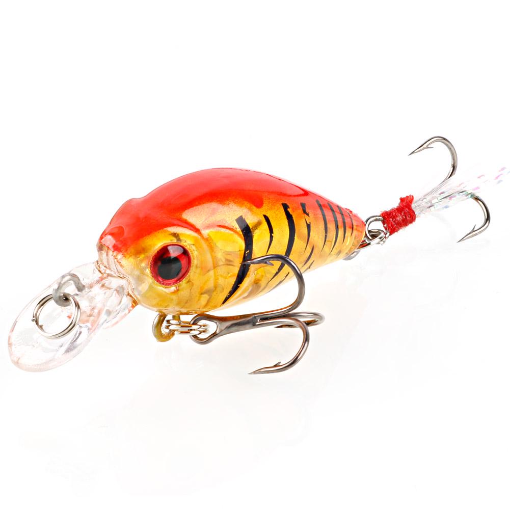 

Рыболовная приманка с твердой приманкой для гольяна с тройным крючком, искусственная приманка для ловли окуня и форели