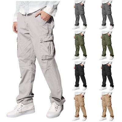 Ανδρικό καλοκαιρινό παντελόνι Cargo Casual Fashion Ανδρικό καλοκαιρινό χαλαρό μονόχρωμο παντελόνι Cargo