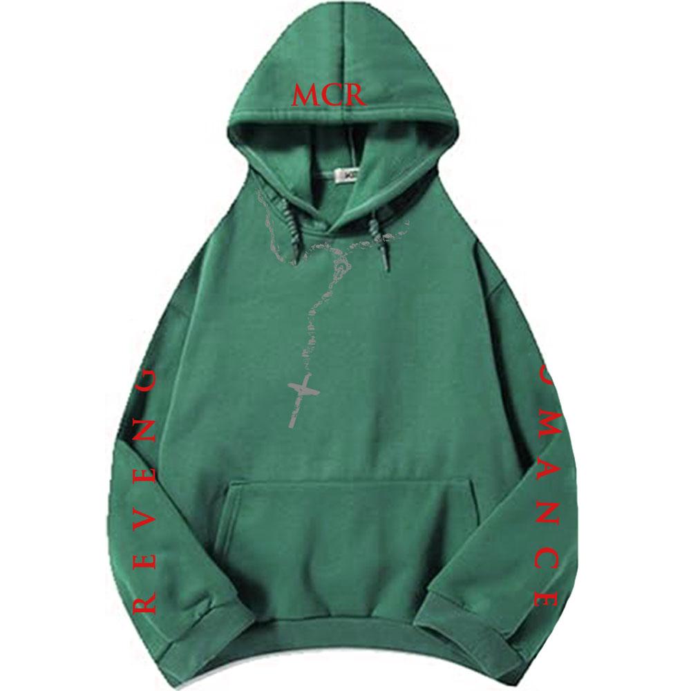 REVENGE RÓŻANIEC BLUZA MY CHEMICAL ROMANCE THREE CHEERS FOR SWEET REVENGE Bluzy Zimowy Polar Męskie Pulowery Ubrania z Kapturem