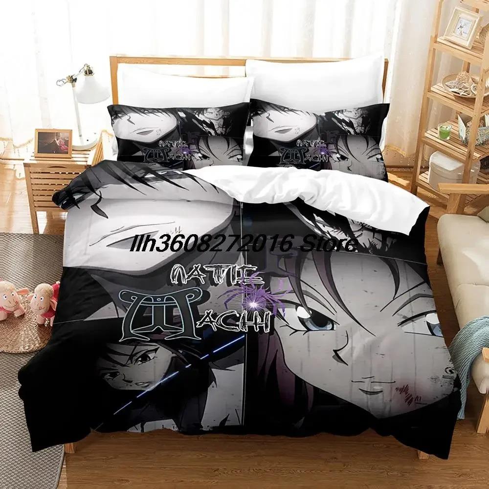 3D Tisk Anime HUNTER×HUNTER Feitan Ložní Set Jednolůžkový Twin Plný Queen King Size Ložní Set Aldult Dětská Ložnice Sady Povlečení