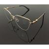 Classic Luxury Half Rim Metal Golden Black Finish Eyeglass Frame Cart-Metal JL166605724963