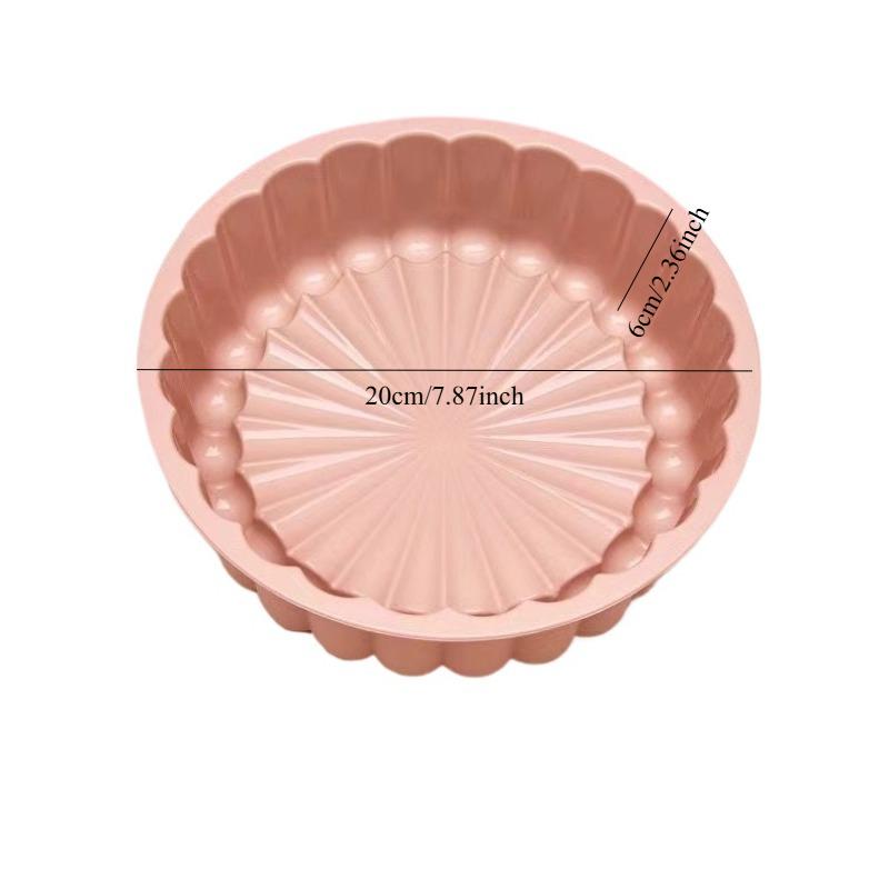 Silicone Cake Mold Bread Toast Shortcake Cake Sponge Mould Square Round Spiral GearBaking Pan Tray Mold 3D