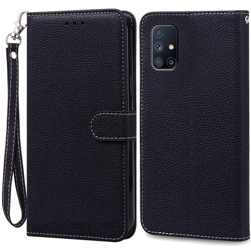 For Samsung M51 Case Soft Silicone Wallet Leather Flip Case For Samsung Galaxy M51 Case M 51 Stand Book Cover Coque Fundas