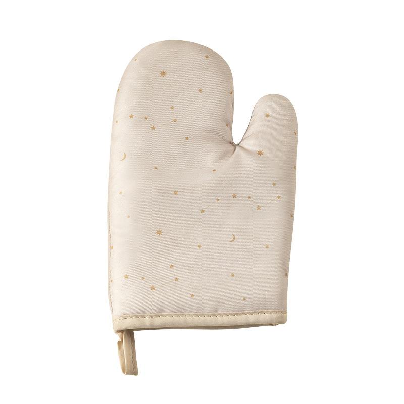 New thickened anti-scalding gloves kitchen oven baking silicone non-slip gloves microwave oven heat insulation gloves high temperature resistance