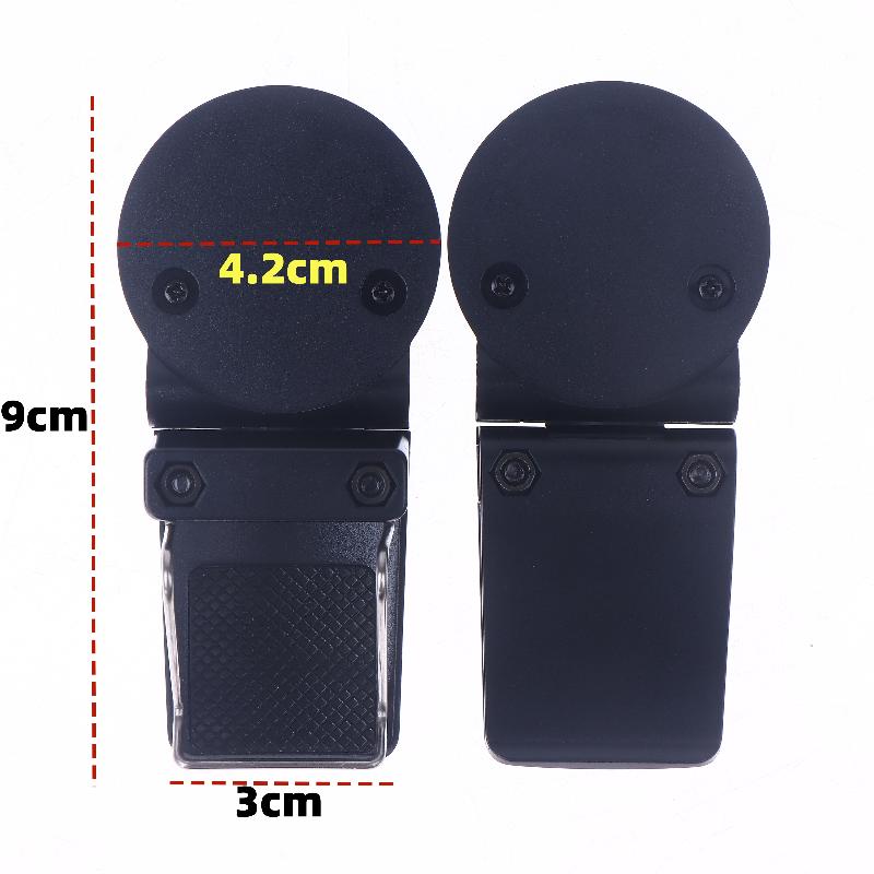 1 Set Morsetto Multifunzione in Acciaio Morsetto in Plastica Morsetto per Auricolare Bluetooth da Casco Morsetto di Fissaggio per Auricolare da Casco per Moto Bicicletta Elettrica