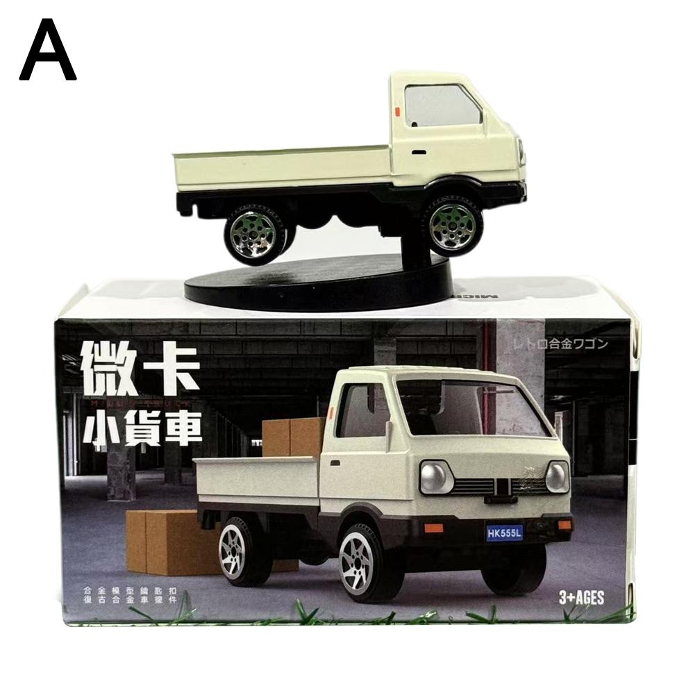 

1:64 сплава небольшой грузовик модель автомобиля приборная панель украшения вращающийся автомобиль поворотный дрейф консоль грузовика C V7Q3 White-One size