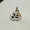 10Pcs, Summer Boho Style Natural Shell Conch Zinc Alloy Golden Edge Pendant Charms for DIY Necklace Accessories, Creative Jewelry Making, Sell Well