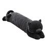 Long Black Cat Plush Body Pillow Soft Fluffy Stuffed Large Lying Kitten Sleeping Hug Cushion Home Sofa Decor Gift For Girls Kids