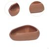 Triangular Wood Coffee Beans Cup Display Tray Tool 10x8x2.8cm Multipurpose