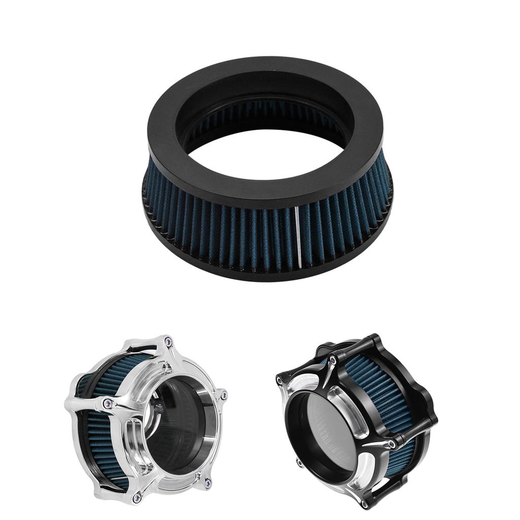 Motorcycle Air Filter Element Repalecment Intake Cleaner Grey/Red/Blue For Harley Dyna Softail Touring Sportster XL Road King