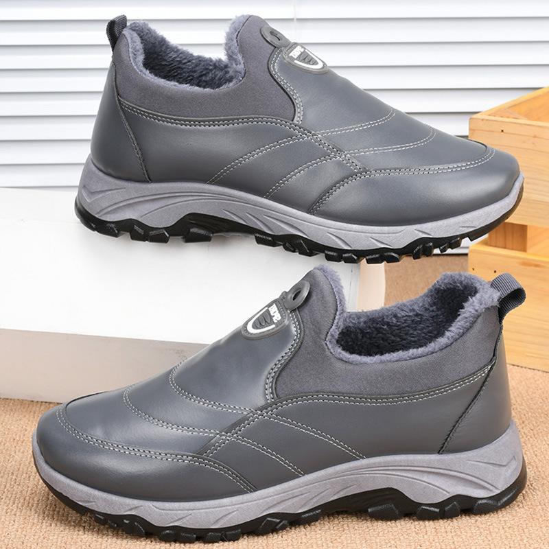 Men's Fashionable Winter Thick and Warm Snow Boots Outdoor Casual Shoes