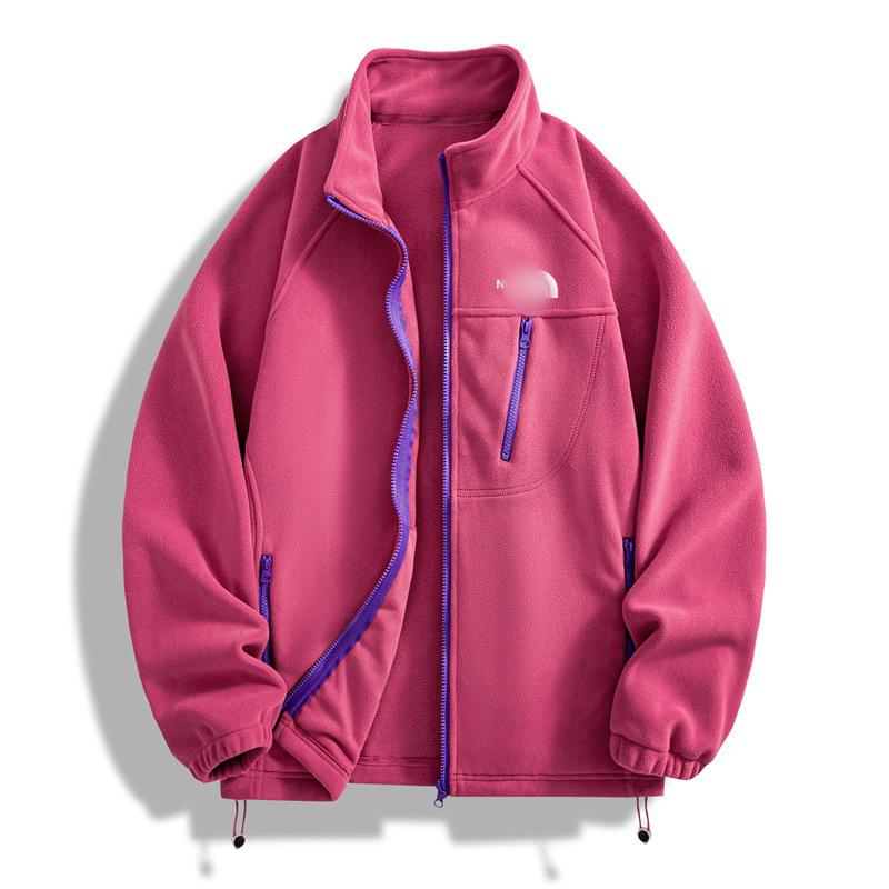 Beijia Unisex Stand Collar Fleece Jacket - Casual Dopamine Sportswear