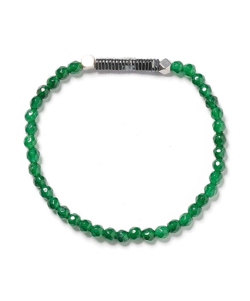 Polalita Cut Green Hemapoint Bracelet (Plt-Br-020_Gn)