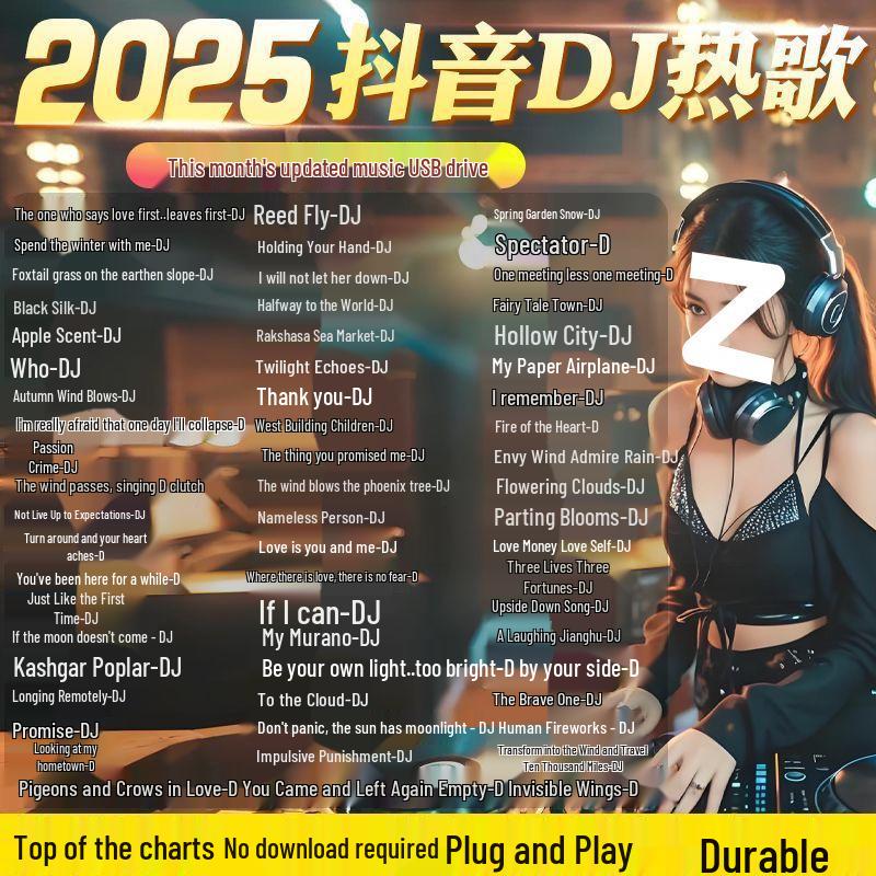 

USB-флешка з хітами від діджеїв: Найпопулярніші пісні та музичні мікси 5 Sample Songs