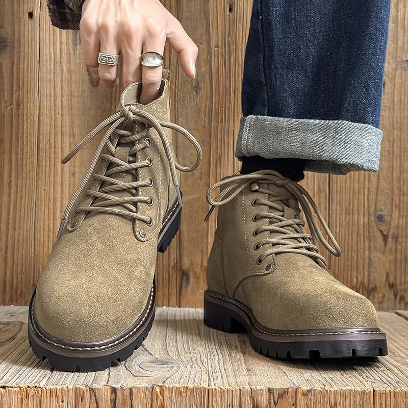 Fashion Casual men's boots Retro British classic style Fashion party and street walking High quality business or office shoes luxury
