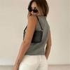 Sexy Vest for Women Summer New Sleeveless Hot Girl Knitted Top Cardigan Fashion