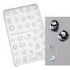 Flower Nail Art Silicone Mold 3D Butterfly Embossing Gel Print Stencil Nail Carving Template Tool for DIY Nail Art Decors