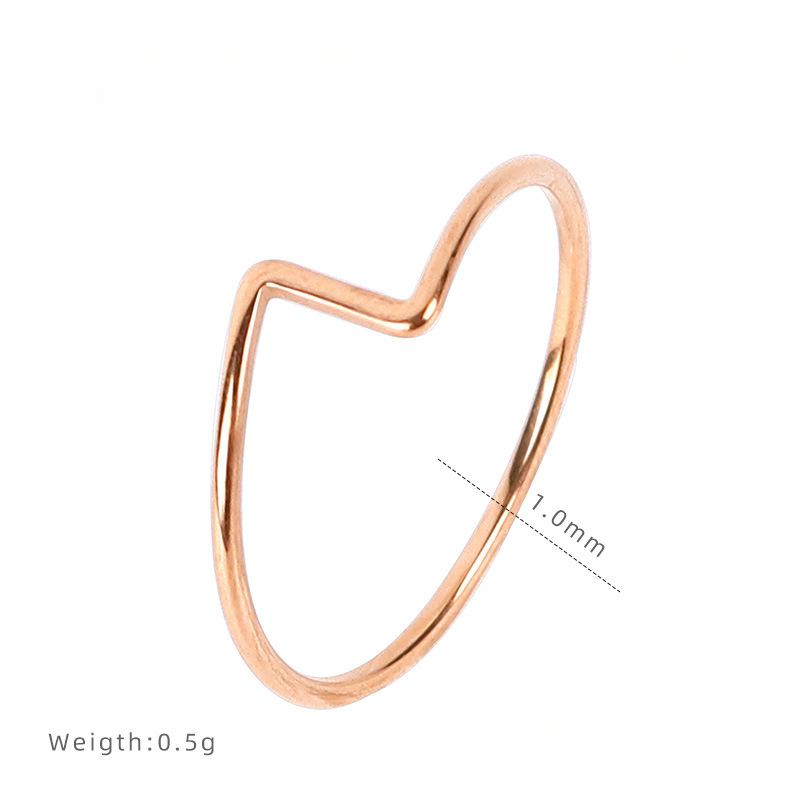 

Простое ультратонкое кольцо-молния, высококачественное кольцо с вакуумным покрытием, женские аксессуары из титановой стали 9