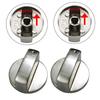 4Pcs Oven Knob Cooktop Metal Knob Adaptors Gas Stove Rotary Switches Replacement