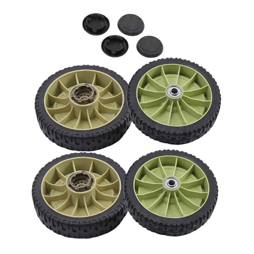 Lawn Mower Wheels Replacement Kit for Honda 20CM Diameter Front and Rear 4 Pack Fits HR214 HRU214 HRU215 HRU216D HRU196 Series