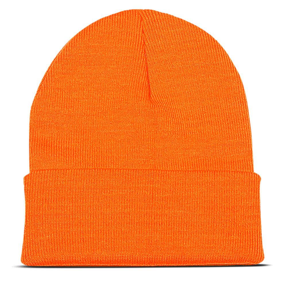 Personalized Custom Beanies Hats with Embroidery Text Logo for Men Women Warm Winter Knitted Cuff Beanie Cap Dropshipping