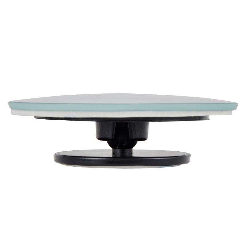 Einstellbare Auto Toter Winkel Glas Spiegel 360 Grad Seite Weitwinkel Rückansicht Kleine Rahmenlose Runde Spiegel Auto Sicherheit