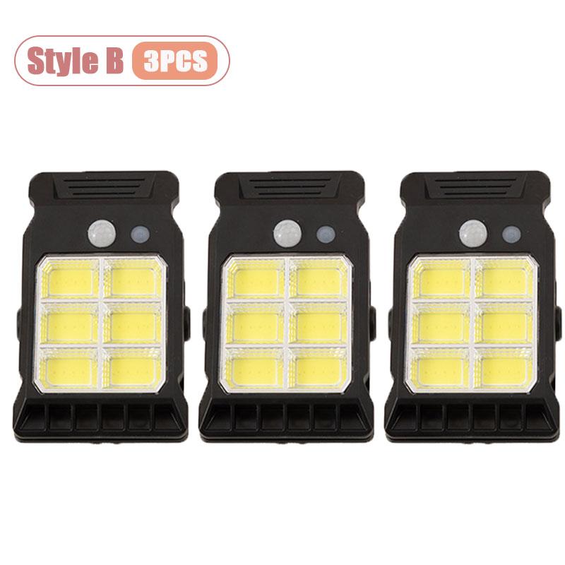 Sensor Solar Garden Lights Clip-on Multi Functional Outdoor Yard Lawn Lighting for Patio Home Garden Illumination and Decoration