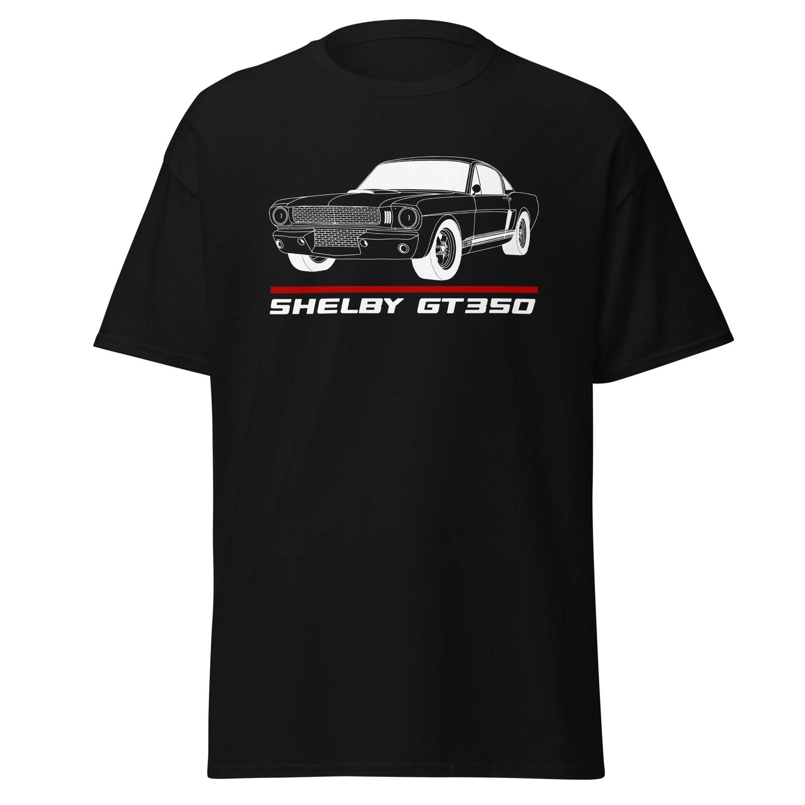 T-Shirtd Mustang Shelby GT350 1966 Fastback Car Enthusiast Gift M