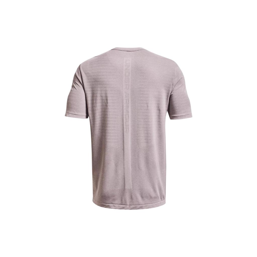 Under Armour RUSH Set in Sleeve T Shirt Men's Limestone White 1370441-279