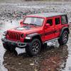 1:22 Jeep Wrangler Unlimited Rubicon Off Road SUV Legierung Metall Druckguss Modellauto Sound & Licht Kinderspielzeug Geburtstagsgeschenke Hobby