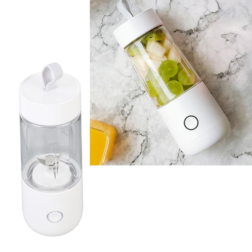 Portable Blender for Shakes Smoothies Rechargeable Electric Cordless Personal Cup White for Travel Camping Gym