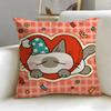 popular cartoon character Azukisan Cushion Cover Soft  EasyWash Pillow Case  Versatile for Couch Bed Travel and Office