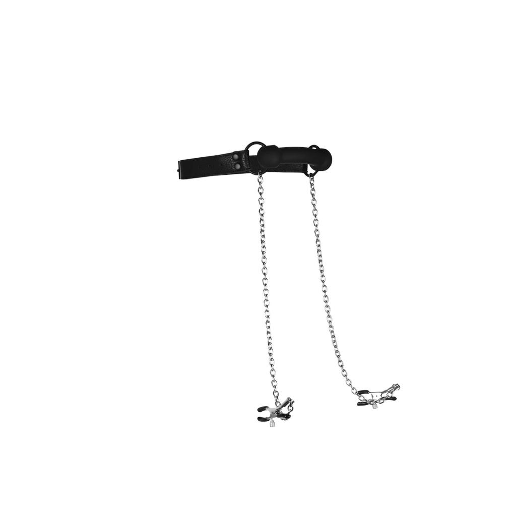 Ouch! - Silicone Nipple Clamp Gag